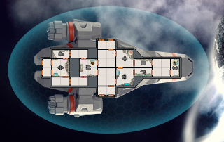 Illustration for article titled You Won't See The Pixels On This 3D-Printed FTL Spaceship